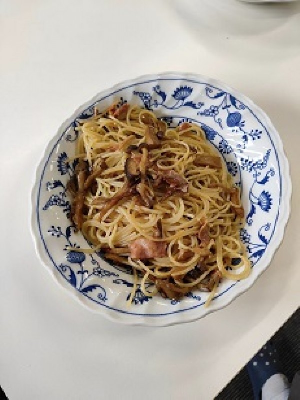 きのこのパスタ作り ♪サムネイル
